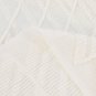 Battilo Knitted Throw Diamond Pattern Blanket for Sofa Chair Bed Decoration (White)