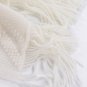 Battilo Knitted Throw Diamond Pattern Blanket for Sofa Chair Bed Decoration (White)