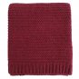 Battilo Chenille Woven Throw Blanket 50"x60", Reversible Soft Warm Breathable for Bed, Chair, Couch