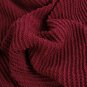 Battilo Chenille Woven Throw Blanket 50"x60", Reversible Soft Warm Breathable for Bed, Chair, Couch
