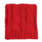 Battilo Eastin Dual Cable Knit Throw Blanket, Soft Cozy Snuggle TV Blanket, 50"x60" (Traffic Red)