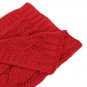 Battilo Eastin Dual Cable Knit Throw Blanket, Soft Cozy Snuggle TV Blanket, 50"x60" (Traffic Red)