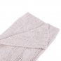 Battilo Eastin Dual Cable Knit Throw Blanket, Soft Cozy Snuggle TV Blanket, 50"x60" (White)