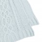 Battilo Shibles Knitted Chenille Throw Blanket for Sofa and Couch - Mint Green, 50"x60"