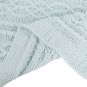 Battilo Shibles Knitted Chenille Throw Blanket for Sofa and Couch - Mint Green, 50"x60"