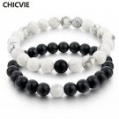 Black and White Natural Stone Bracelets