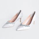 Catherine H -Olivia Pointed Toe Pumps Bridal shoes Embellished High Heels