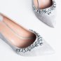 Catherine H -Olivia Pointed Toe Pumps Bridal shoes Embellished High Heels