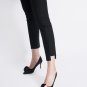 Catherine H - Claret Ankle Strap Pumps Black Embellished Sheep Leather Bridal High Heels