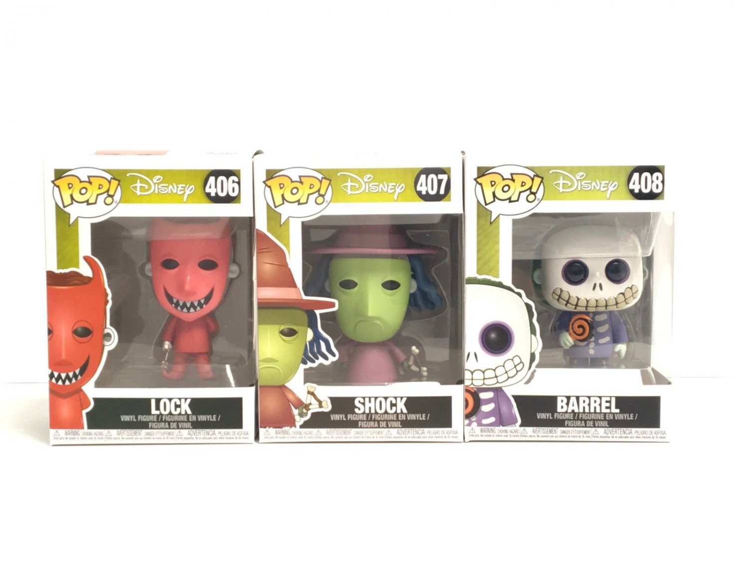 Funko POP! A Nightmare Before Christmas: Lock + Shock + Barrel - Figure ...