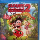 Cloudy 2: Revenge of the Leftovers (Blu-ray/DVD, 2014, 2-Disc Set,