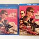 Baby Driver (Blu ray, 2017) w/HD Ultraviolet & slipcover (NEW/SEALED)