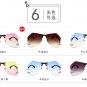 Stylish personality sunglasses Ocean Tablet Sunglasses Metal Big Frame Sunglasses