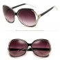 New Lady Large Frame Sunglasses Retro all-match frog sunglasses Decorative sunglasses