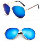 New colorful retro sunglasses Big frame metal fashion sunglasses Personality all-match sunglasses