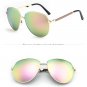 New colorful retro sunglasses Big frame metal fashion sunglasses Personality all-match sunglasses