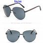 New colorful retro sunglasses Big frame metal fashion sunglasses Personality all-match sunglasses