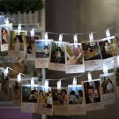 10M String Light Led Photo Clip Christmas Light (Buttery/Usb) cafe hotel decor Free shipping