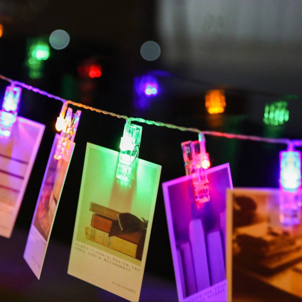 3M String Light Led Photo Clip Christmas Light Remote cafe hotel home Free shipping