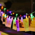 10M String Light Led Photo Clip Christmas Light Remote cafe hotel decor Free shipping