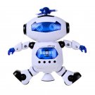 Smart Space Walking Dancing Robot Children Kids Music Light Toys Portable freeshipping