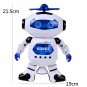 Smart Space Walking Dancing Robot Children Kids Music Light Toys Portable freeshipping