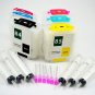 HP 84 85 Refillable Ink Cartridge Set for DesignJet 30 30n 90 90gp 90n 130 130g