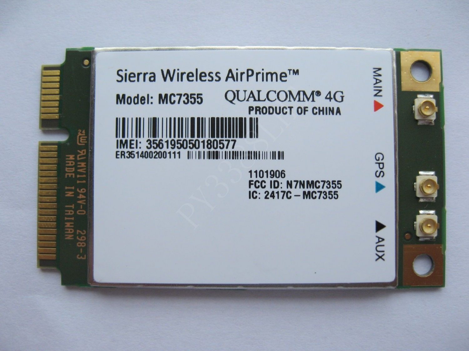 Sierra Wireless AirPrime MC7355 3G 4G LTE/HSPA+ GPS 100Mbps module Unlocked