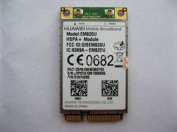 HuaWei EM820U MINI PCI-E 3G 3.75G WWAN 21Mbps HSPA + AWS Unlocked