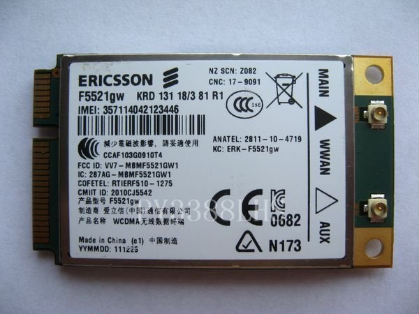 Lenovo ThinkPad Tablet 3G Modem 21Mbps WCDMA HSPA+ for WINDOWS Android 4.0