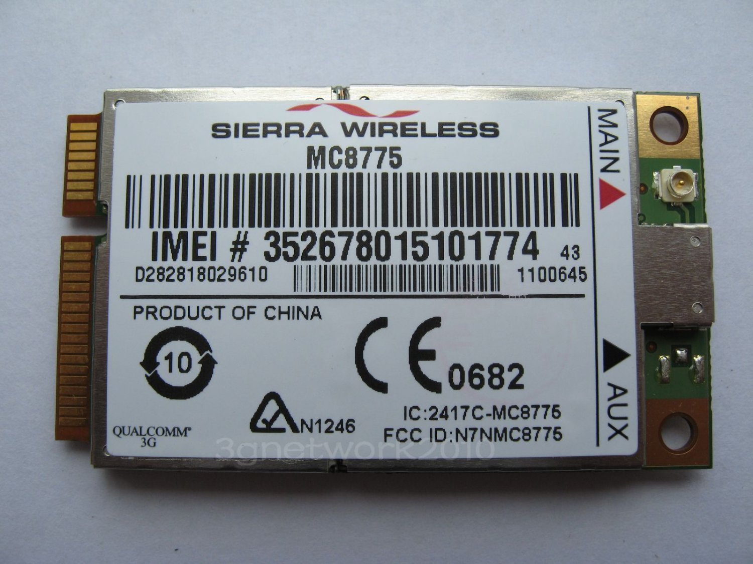 Universal Sierra Aircard Wireless MC8775 2G 3G HSDPA 7.2Mbps Unlocked