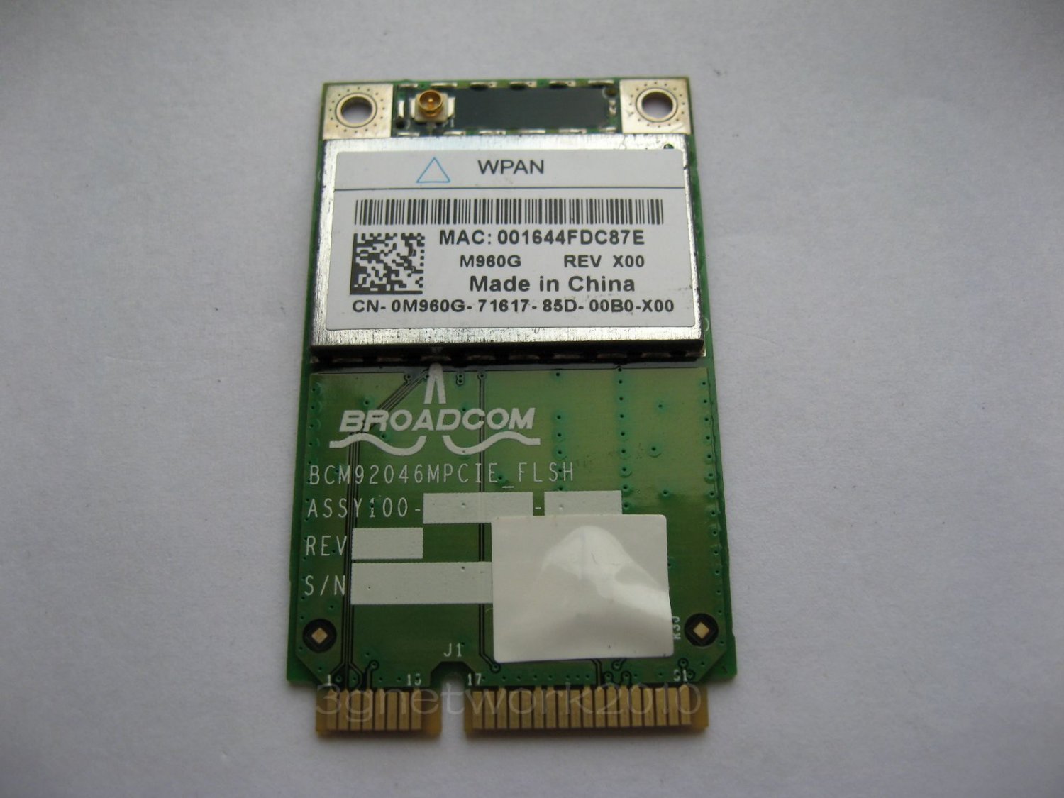 Dell Wireless Card Bluetooth 370 (2.1+EDR) Module M960G M6400 E6500