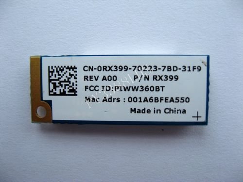 Dell Wireless 360 DELL360 Bluetooth 2.0 Module for DELL D430 D420 M60 M65