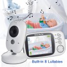 2.4G Wireless Video Baby Monitor with 3.2 Inches LCD 2 Way Audio Talk Night Vision