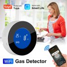 WiFi Smart Natural Gas Alarm Sensor LCD Temperature Sensor For Smart Life Alarm Fire