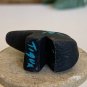 Vintage Tigua Tribe Ysleta del Sur Pueblo Zuni Bear Fetish Black Signed 1.5"x1"