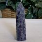 Sphalerite Crystal Tower With Purple Fluorite Crystals Root Chakra Healing 4.5"