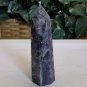 Sphalerite Crystal Tower With Purple Fluorite Crystals Root Chakra Healing 4.5"