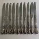 Oneida Mansfield Amadeus Set of 10 Dinner Knives Stainless WM Rogers Deluxe 9"