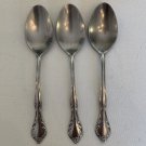 3 Estia CASCADE Stainless Glossy Korea Serving Spoons 7.5" Silverware Flatware 3 Estia CASCADE Stainless Glossy Korea Serving Spoons 7.5" Silverware Flatware