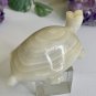 Large Natural Banded Calcite Crystal Turtle Polished Tortoise Figurine Carving