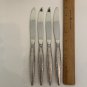 Oneida VENETIA Community Stainless Flatware Set of 4 Dinner Knives 9" Burnished