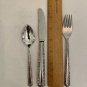 Oneida Deluxe Cherie Childs Dinner Place Setting Fork Spoon Knife Kids Glossy