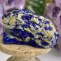 Antique Chinese Lapis Lazuli Carved Stone Ram Carving Animal Figurine Pendant
