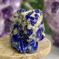 Antique Chinese Lapis Lazuli Carved Stone Ram Carving Animal Figurine Pendant