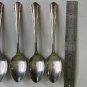8 Wm A Rogers A1 Plus Oneida Silverplate Malibu Teaspoons Spoons 1934 Vintage