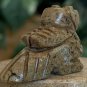 Zuni Fetish Eagle Bird Carved Native American Stone Figurine Hand Carved Figure