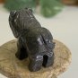 Miniature LION Stone Carving Mini Figurine Steatite Soapstone Animal Figure 1.5"