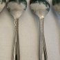 6 Gibson TREASURE Stainless Steel Teaspoons Spoons Floral Flatware Flowers 6"