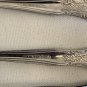 6 Gibson TREASURE Stainless Steel Teaspoons Spoons Floral Flatware Flowers 6"